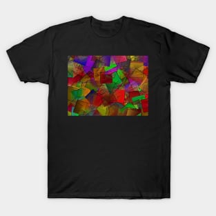 Colour Cubes-Available As Art Prints-Mugs,Cases,Duvets,T Shirts,Stickers,etc T-Shirt